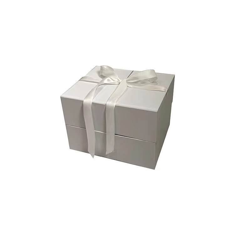 Reusable Flower Valentines Gift Box , Collapsible Cardboard Wedding Box