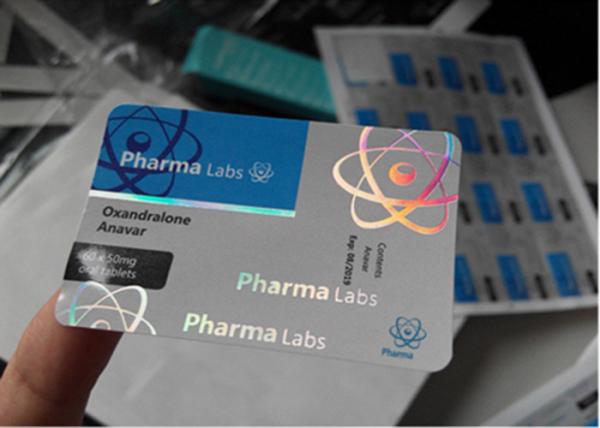Oxandrolone Anavar Oral Custom Pill Bottle Labels 100 * 32mm Anti - Fake