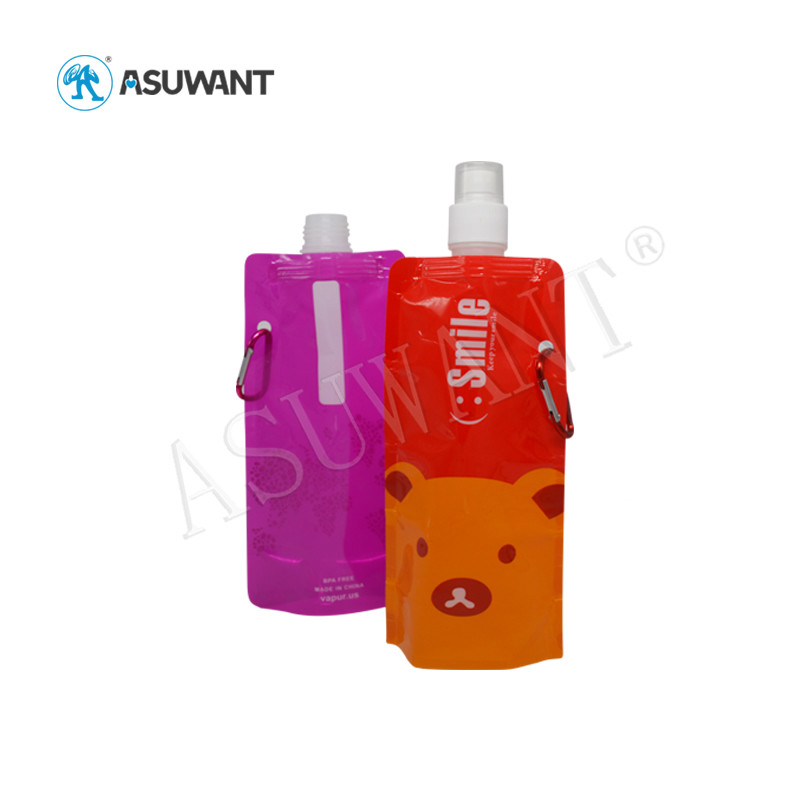 1000ml 1L 2L Large Clear Spout Pouch With Handle For Oil Water Liquid
