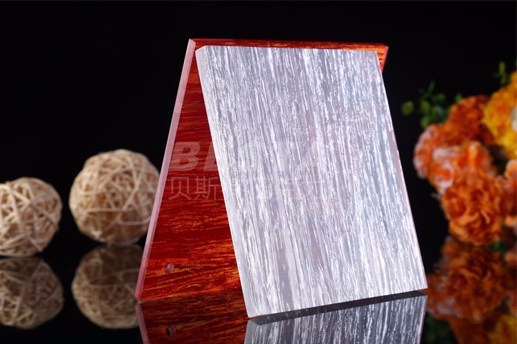 Cell Cast Wood Grain Acrylic Sheet Waterproof Acrylic Sheet 5-40mm