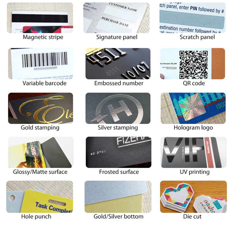 ODM Plastic Business Cards Luxury , Transparent Pvc Business Card Printing