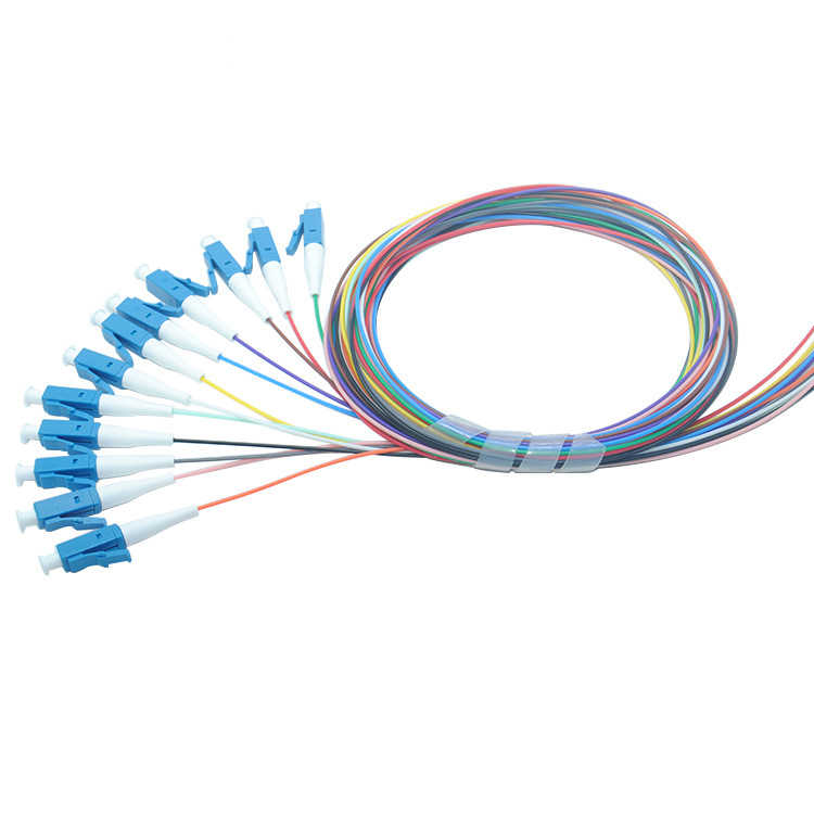 MPO MPO To LC Patch Cord Cable 12 Core 0.9mm Singlemode