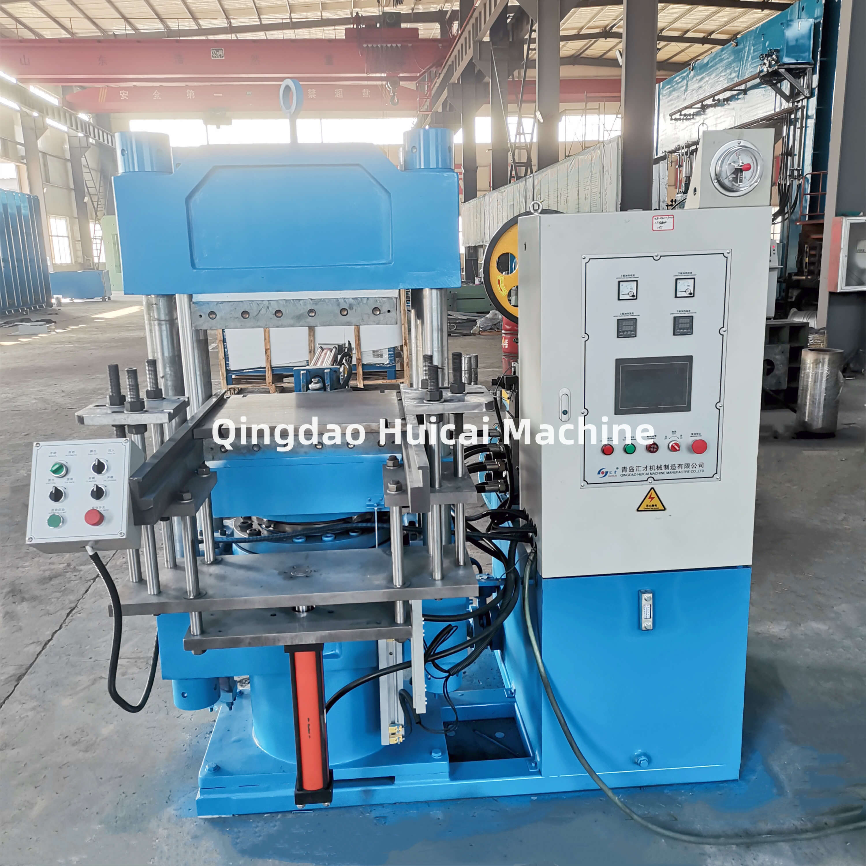 1 Working Layer Steam Calefaction Column Type Rubber Vulcanizing Press for Industrial