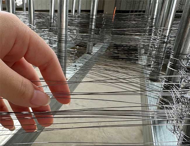 Capture Wire Barrier Wound Tank Tracks Anti Tank Barrier Wire Mesh