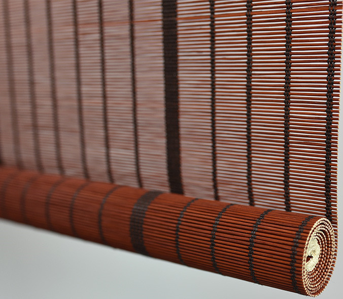 Roman 25m/Roll Bamboo Roll Up Blinds 1.6x2.1