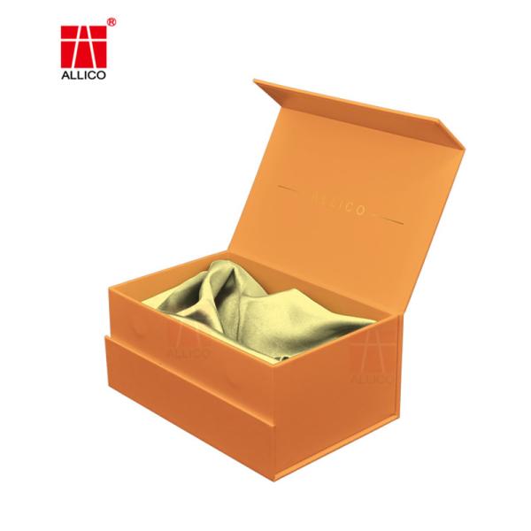 Collapsible With Magnetic Lid Closure Rigid Large Size Gift Packaging Box For