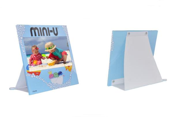 7 inch retail advertising video display, custom print LCD video shelf talker for
