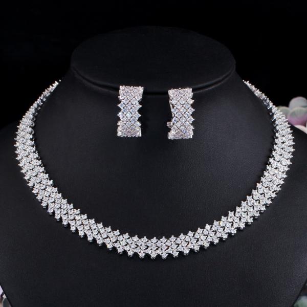 New popular Luxury exquisite AAA CZ Necklace Jewelry Cubic Zirconia jewellery