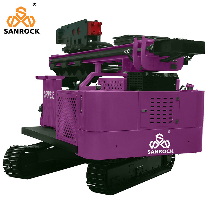 Pile Driving Rig Portable Solar Piling Machinery Hydraulic Diesel Pile Driver Machine