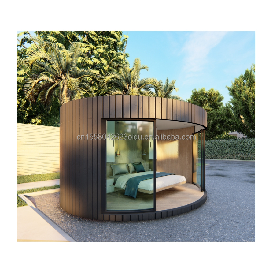 Outdoor Sudan Modern Design Flat Pack Container House with 3 Rooms 1 Toilet 1 Kitchen Wall 50/75/100mm Wave Sandwich Panel