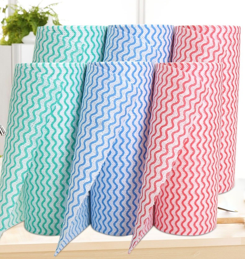 7 Days Sample Order Support Disposable Nonwoven Kitchen Cleaning Wipes with Wood Pulp