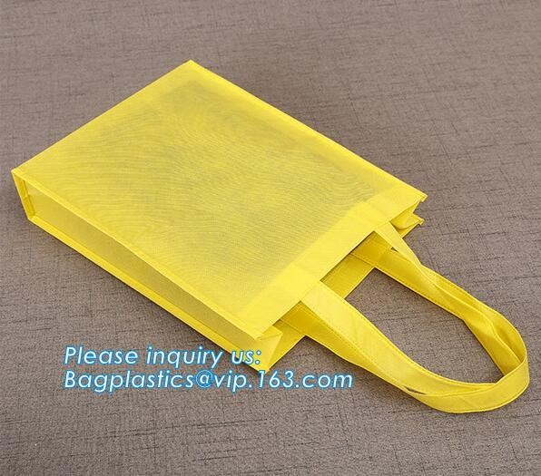 Custom Promotional shopping tote fabric polypropylene laminated pp non woven bag, Wholesale high promotion laminated rec