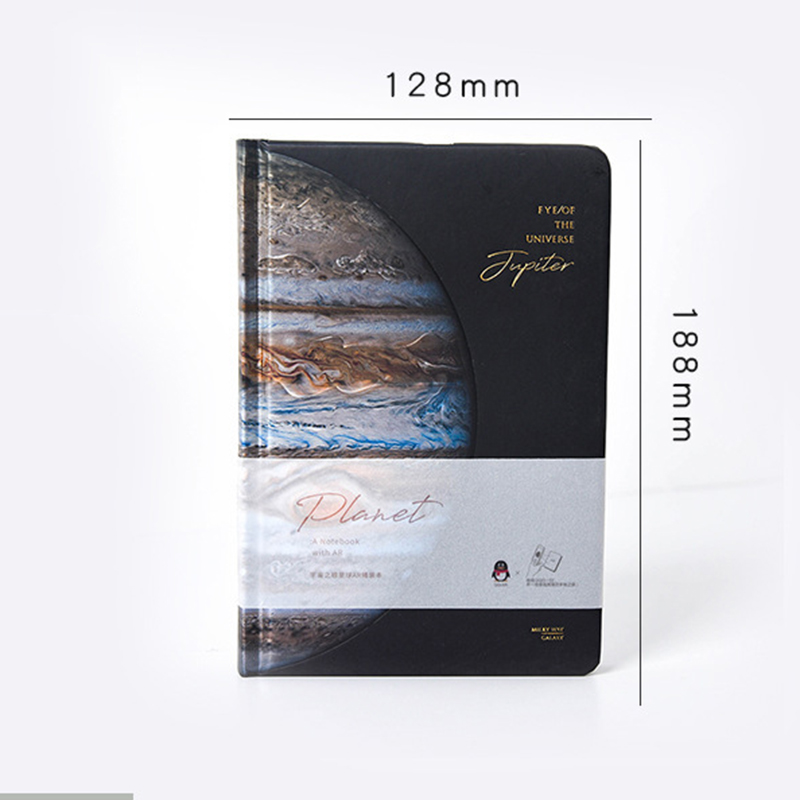AR Effect A5 Leather Notebook with Customized Inner Core and Inspirational Design