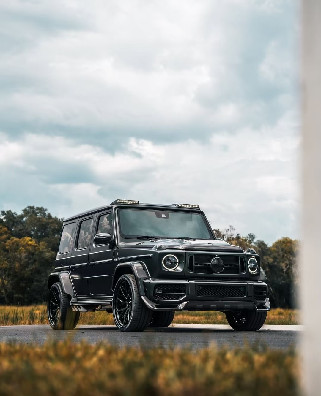 G500 G63 Mercedes Sprinter Body Kit VOS Style Diy Front Lip Spoiler Wheel Arch