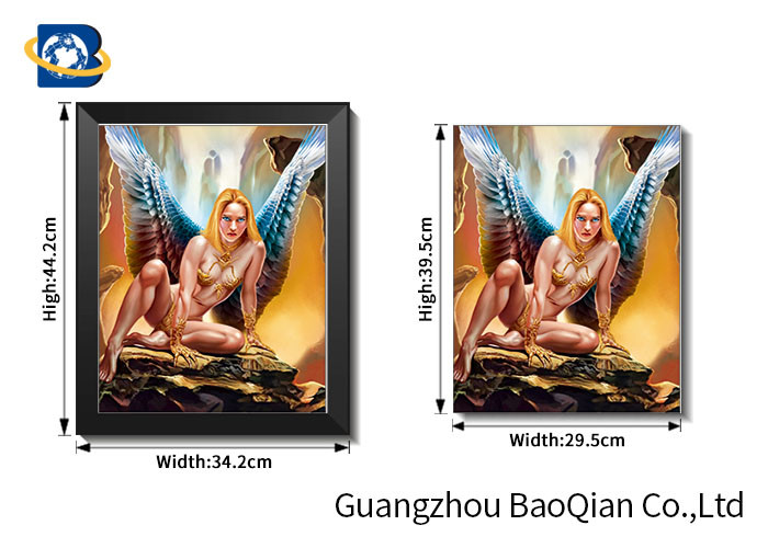 Restaurant Decoration Lenticular Flip Waterproof 3D Picture Photo Printing