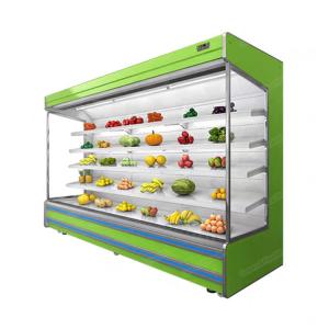  60HZ 220V Multideck Open Chiller With LED Lighting Manufactures