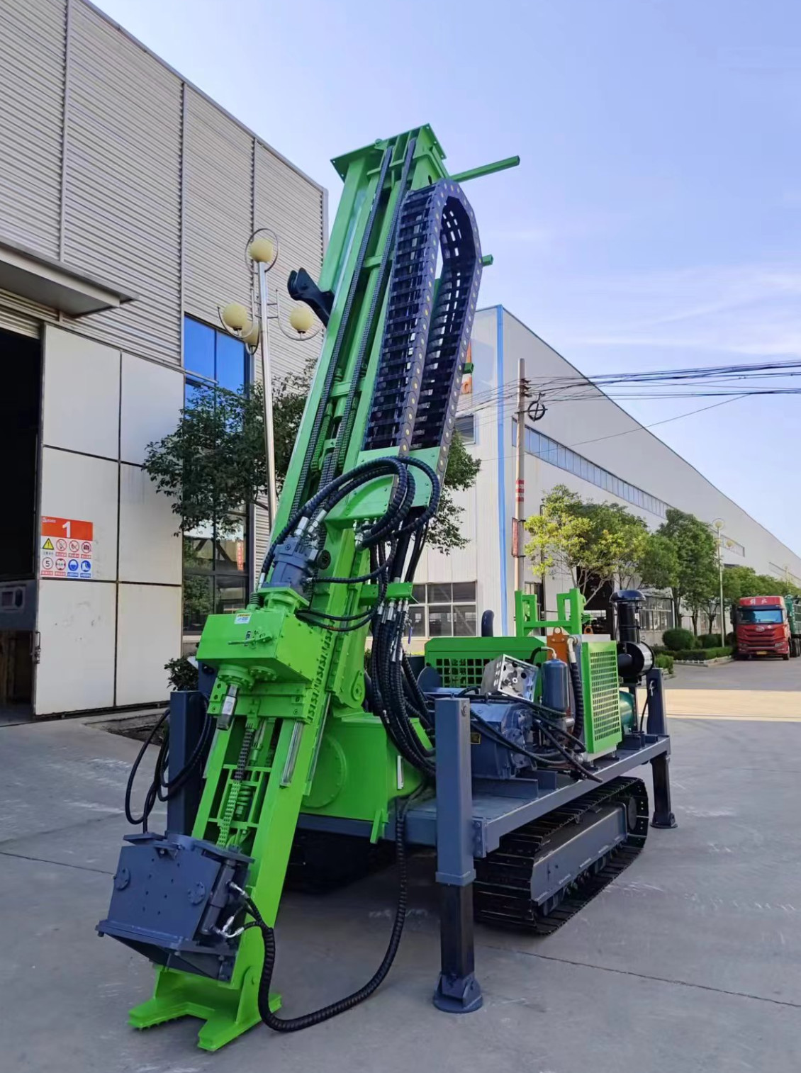 1400m Max Drilling Depth Geological Exploration Rig With 3.5m Feed Stroke And 8.8t Total Weight
