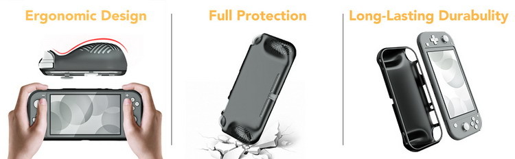 TPU Nintendo Switch Gaming Accessories Anti Scratch Nintendo Switch Lite Protective Case