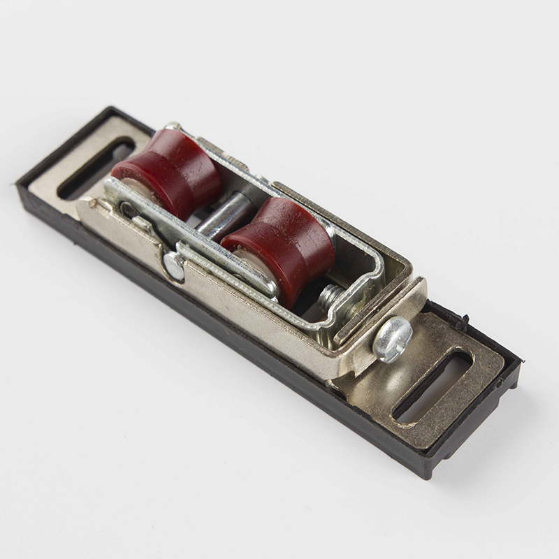 Double Pulley Sliding Gate Door Roller 23mm Adjustable for Aluminum Profile 84mm Length