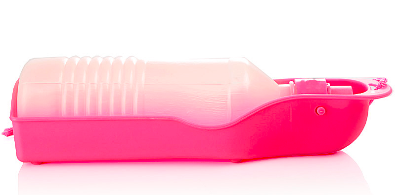 500ml Blue/Red/Pink pet water fountain Potable Pet Dog Cat Water Feeding Drink Bottle