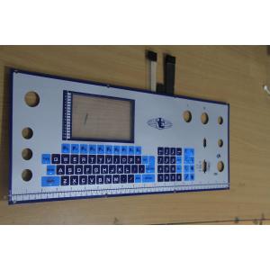 Silk Printing / Digital Printing Membrane Switch Keyboard With 3M Adhesive