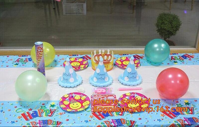 WHOLESALE DISPOSABLE PE PRINTED POLKA DOTS PARTY TABLE CLOTH, TABLE COVER,1PCS/BAG,600BAGS/CTN,SEASONAL PACKAGING TPU EV