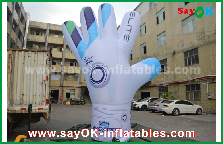Giant Oxford Custom Inflatable Products , 2m tall Inflatable Blue Hand Model for Events