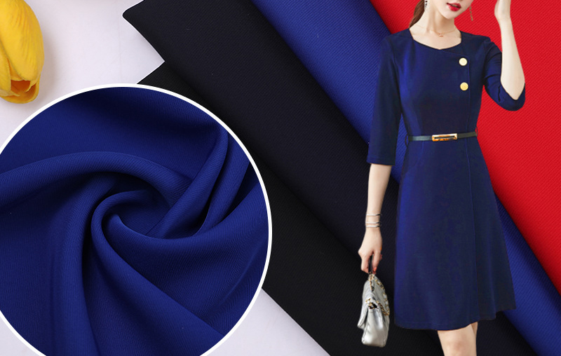 Shaoxing Custom 40S 50S 60S NR Roma 92% Polyester 8% Spandex 220GSM 4 Way Knitted Zurich Fabric for Sports Wear