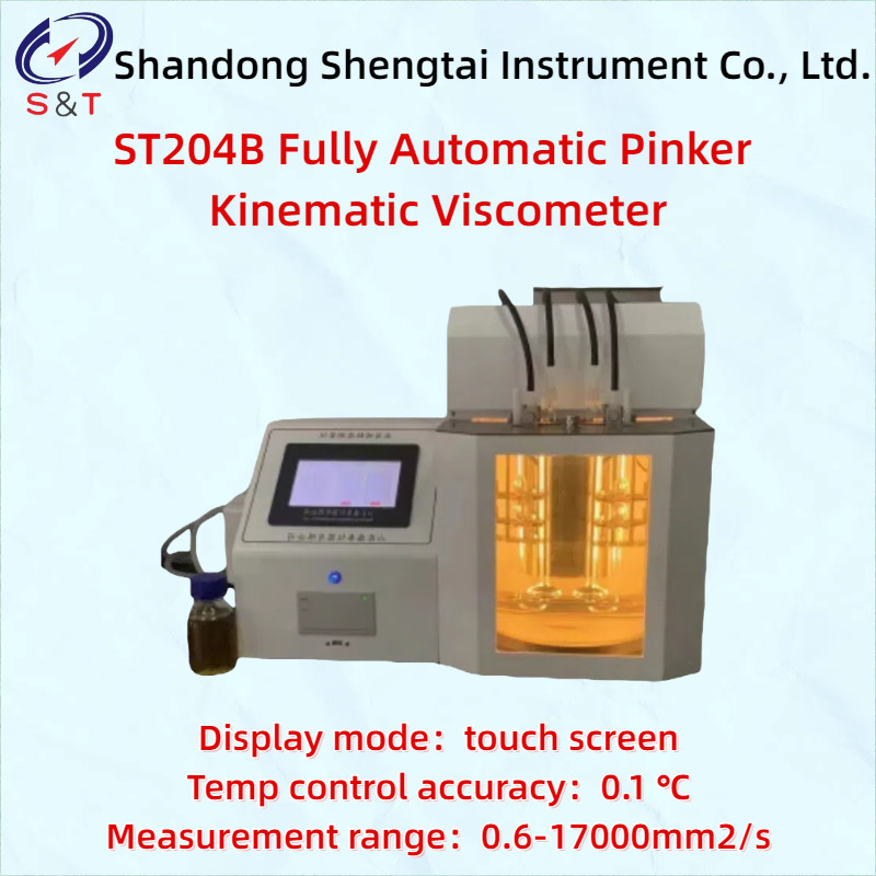 0.1 Accuracy Pinker Kinematic Viscometer Timing Accuracy 60min ≤± 0.01% Gauge 0.6-17000mm2/S