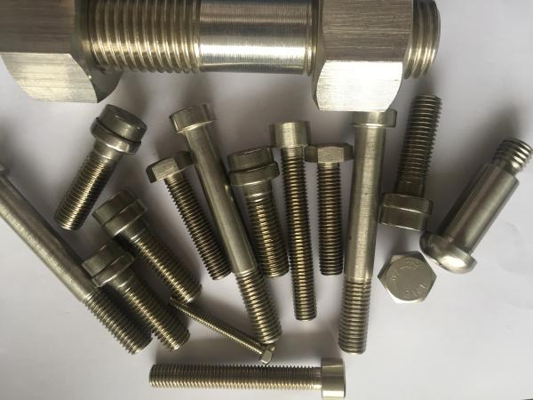 Monel 400 UNS N04400 Nickel Alloy Fasteners Heavy Hex Bolt 1/2" - 2' ASME B18.2
