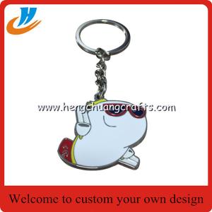 Metal keychains/keyrings/key chains/key rings with custom logo boxes
