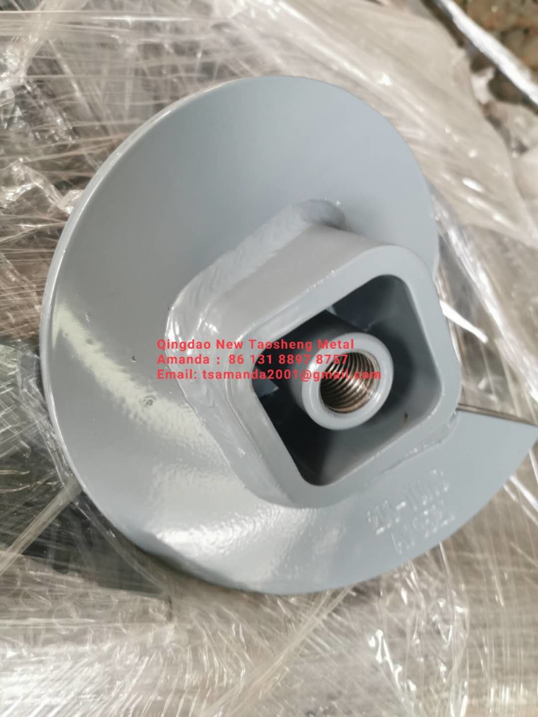 Greenhouse 76MM Q235 Galvanized Steel Ground Screw Piles