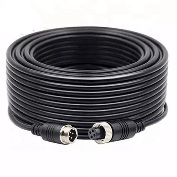 Nickel Plating Robot Wiring Harness M12 4 Pin Waterproof Cable Connector Cable
