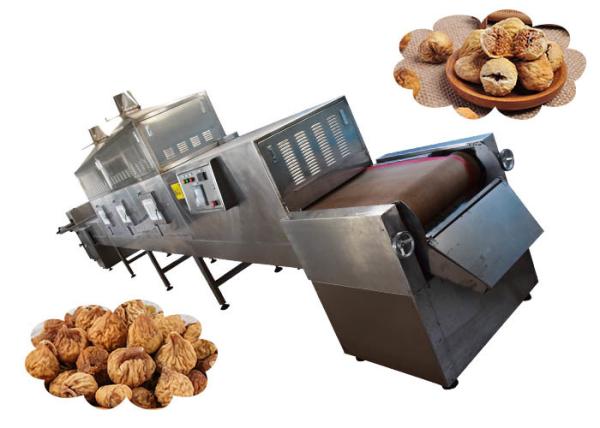 Belt Type Fig Industrial Microwave Dryer Curing Sterilizing Machine CE