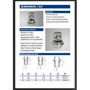 CR CRN CRI Pump Mechanical Seal