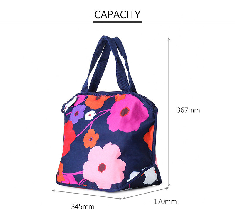 Large Capacity Women Thermal Food Picnic Lunch Cooler Tote Bag