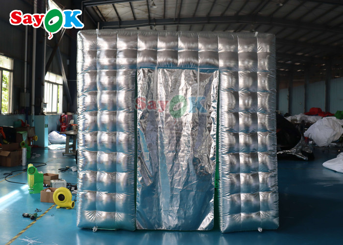 Outdoor Nightclub Inflatable Light Party Cube Tent Photo Booth Advertising Custom