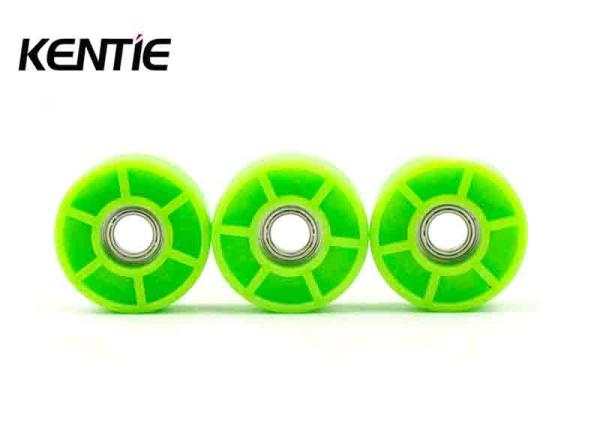 Green SS Roller Bearings Spinner 625ZZ Stainless Steel Coat Material POM Rollers
