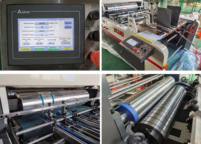 JIGUO Window Patching Machine 900×680mm Tissue Box Corner Cutting Creasing