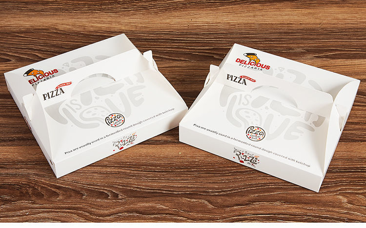 Pulp Material Straw Pulp Customized Fast Food Package for Hot Dog French Fried Chicken and Pizza