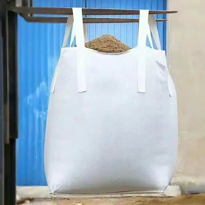 2 Ton 1 Ton Jumbo Bulk Bag For Sand Cement Light Weight Collapsible