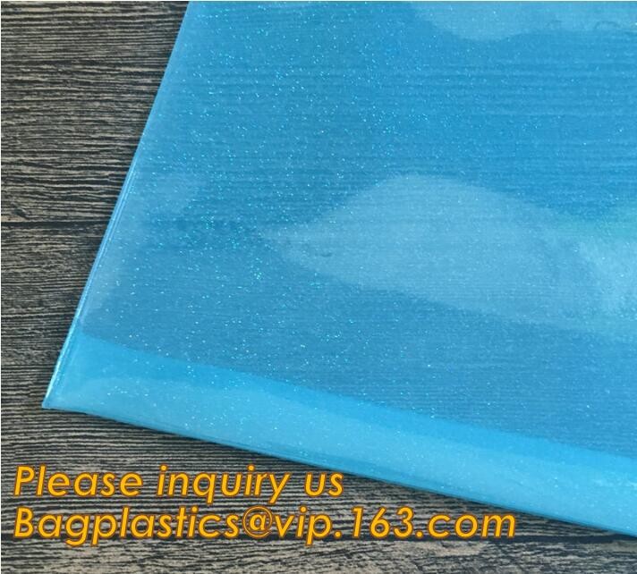 Plastic Bag OEM Custom PVC Loop Handle Image Printed Plastic Shopping Bag,Promotional Clear Waterproof Plastic Cosmetic