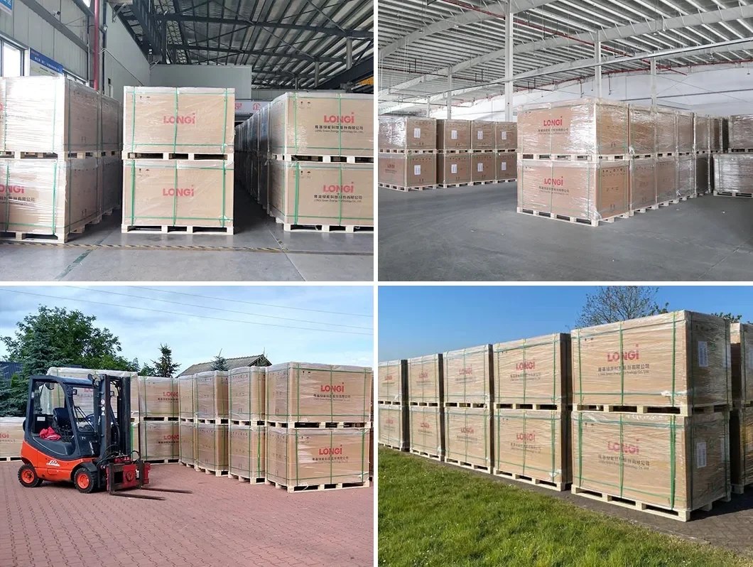 TUV ISO PV CE Certificate Longi Half Cell Pv Panels Module 590W 600W 600 Watt Solar Panel