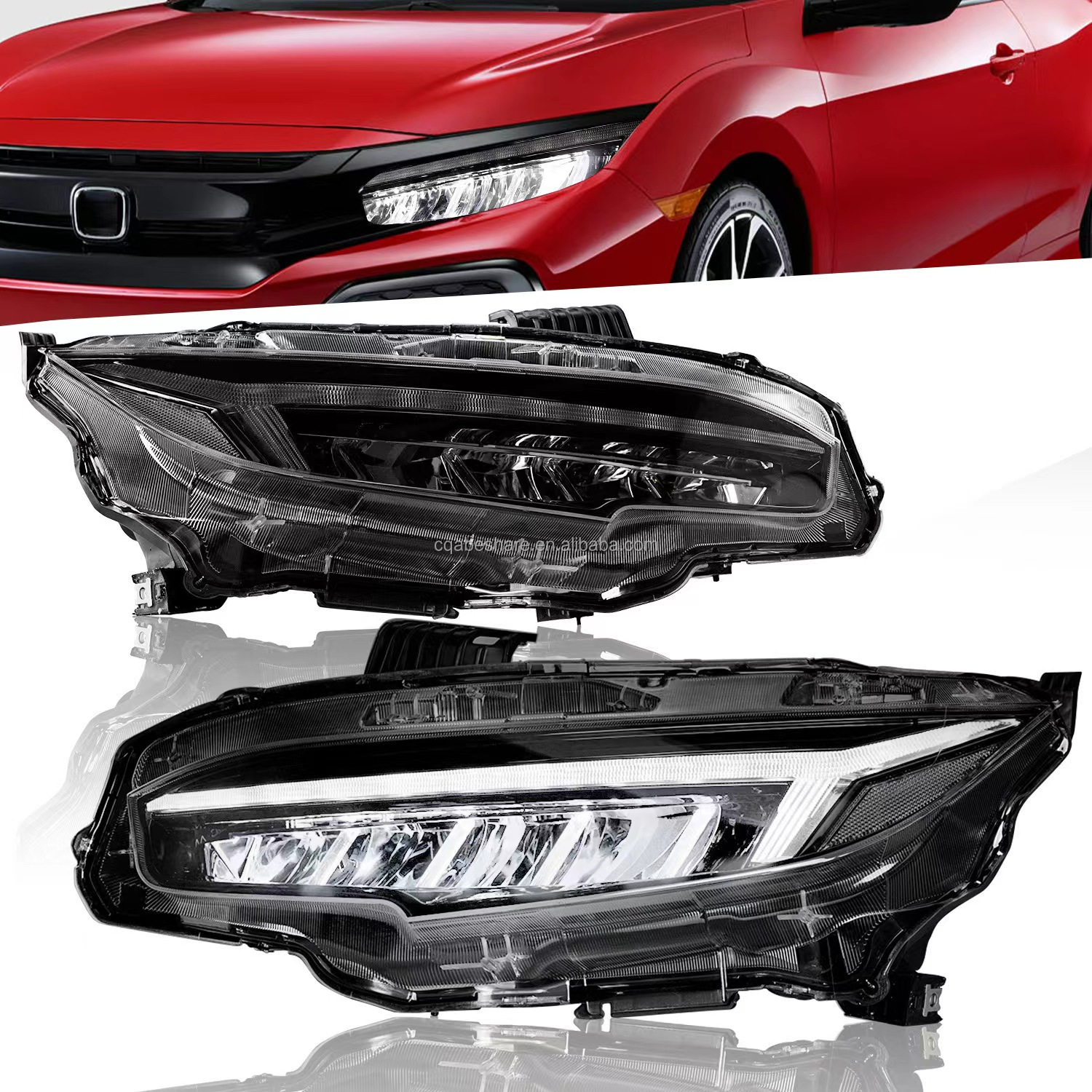 Auto Lighting System Dynamic LED Streamer Turn Signal for 10th Civic Facelift Upgrade