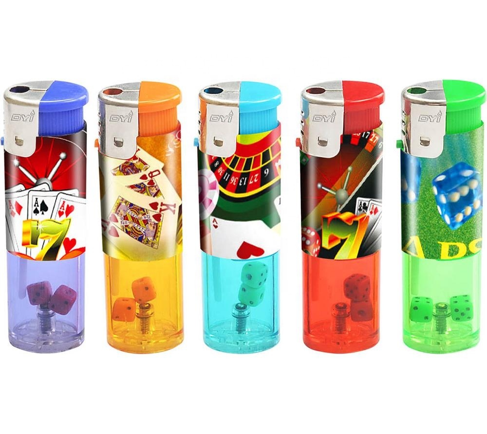 Rubber Color Bulk Briquet Plastic Lighters Disposable Pipe Kitchen Lighters