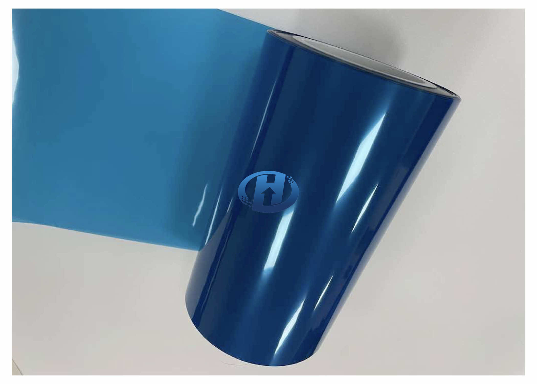 36 μm Blue PET Silica Gel Coating Film for Metal Plastic Glass in 3C industries