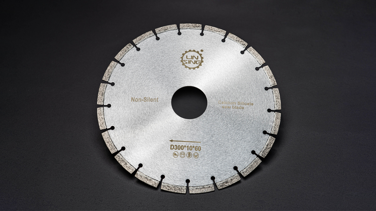 Silver Professional 12inch Diamond Circular Saw Blade For Calcium Silicate Cutting Disc