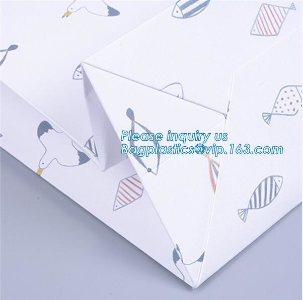 Luxury paper bags with handles Different Sizes,250gsm art paper shopping carrier bag custom printing with handle rope