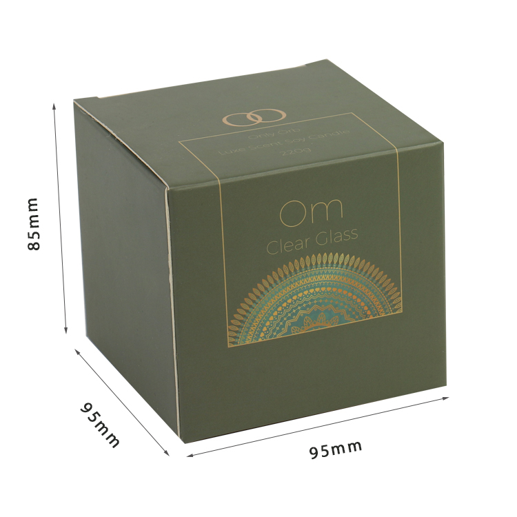 Customized Stamping Logo Candle Boxes for Eco Friendly and Affordable Packaging