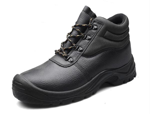 European Standard Genuine Leather Waterproof Heat Resistant Safety Work Shoes